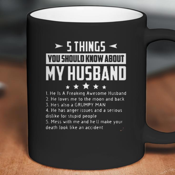 Five Things About My Husband Creative 2022 Gift Coffee Mug