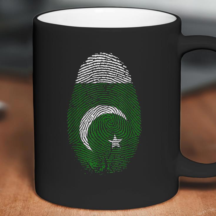 Flag Fingerprint It Is In My Dna Gift For Pakistani Coffee Mug