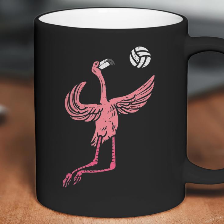 Flamingo Volleyball Spike Serve Player Spiker Women Men Coffee Mug