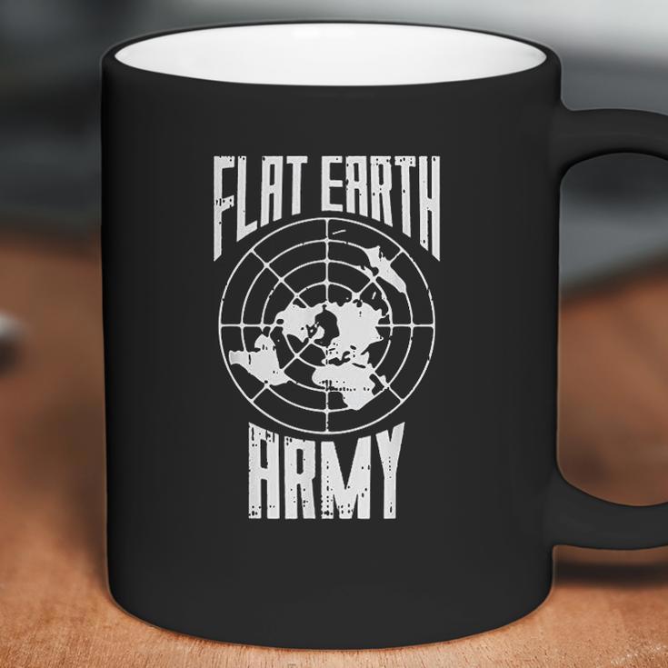 Flat Earth Army Vintage Conspiracy Theory Earthers Gift Coffee Mug