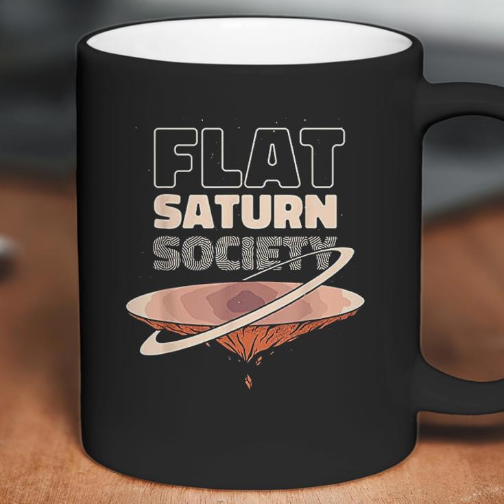 Flat Saturn Society Coffee Mug