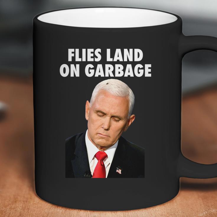 Flies Land On Garbage Mike Pence Debate Fly Coffee Mug