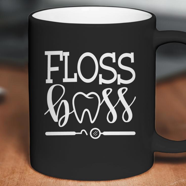 Floss Boss Dentist Dental Hygienist And Assistant Gift Cute Gift Coffee Mug