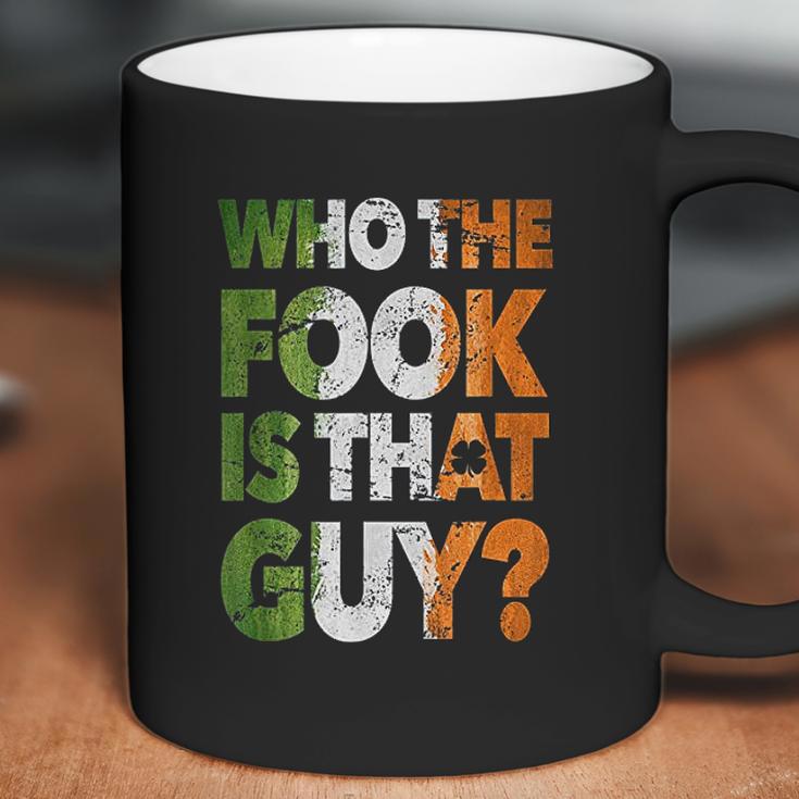 Who The Fook Is That Guy Funny For Boxing Match Coffee Mug