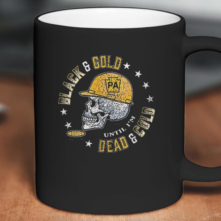 Football Fans Black And Gold Coffee Mug