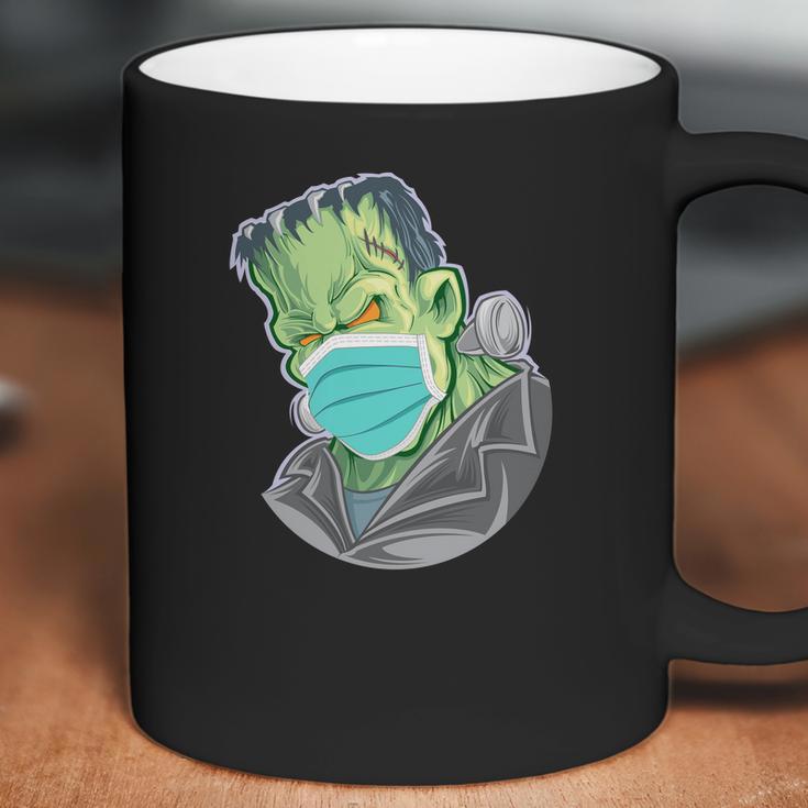 Frankenstein Pandemic Virus Mask Coffee Mug