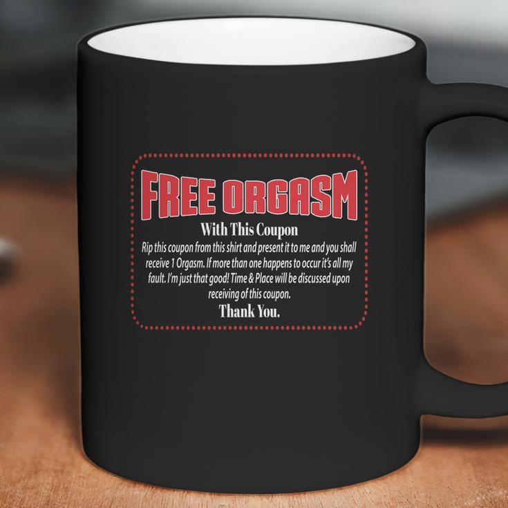 Free Orgasm Coupon Coffee Mug