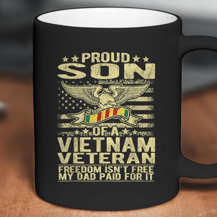 Freedom Isnt Free Proud Son Of A Vietnam Veteran Gift Graphic Design Printed Casual Daily Basic Coffee Mug