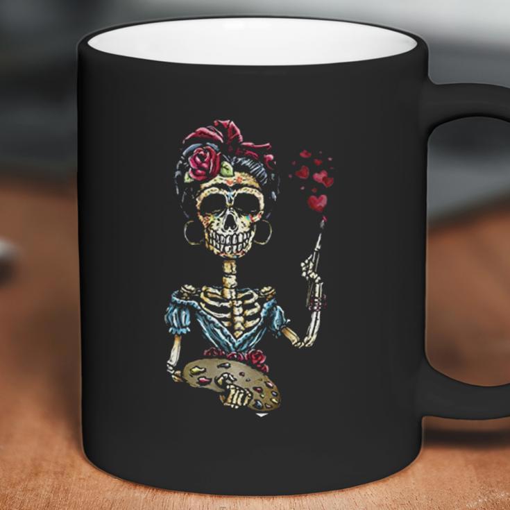 Frida Kahlo Funny Skeleton Coffee Mug