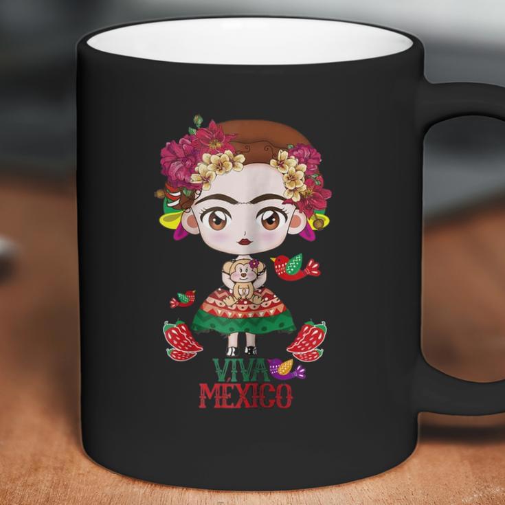 Frida Kahlo Viva Mexico Coffee Mug