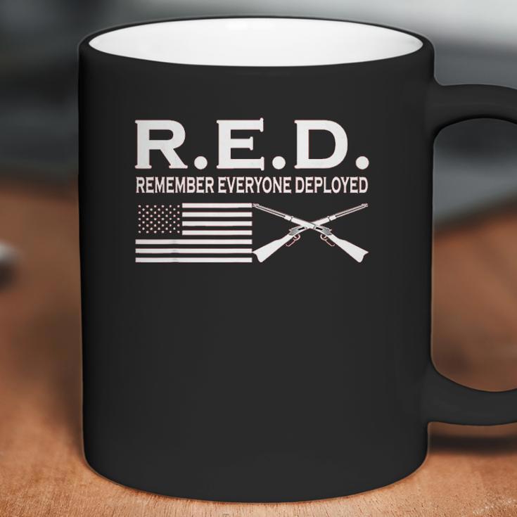 On Fridays We Wear Red Rmember Everyone Deployed Coffee Mug