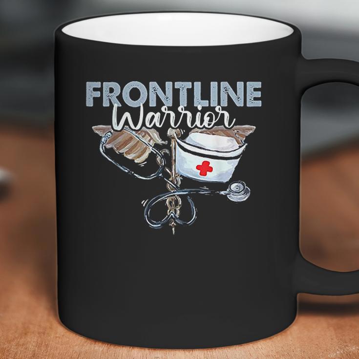 Frontline Warrior Nurse Proud Cna Healthcare Worker Gift Coffee Mug