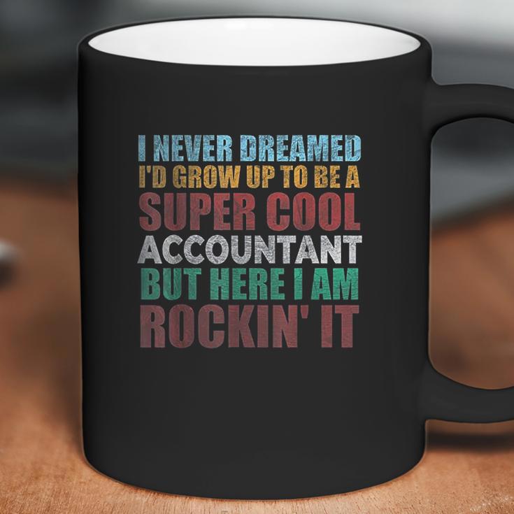 Funny Accountant Gift Accounting Major Bookkeeper Cpa Retro Coffee Mug