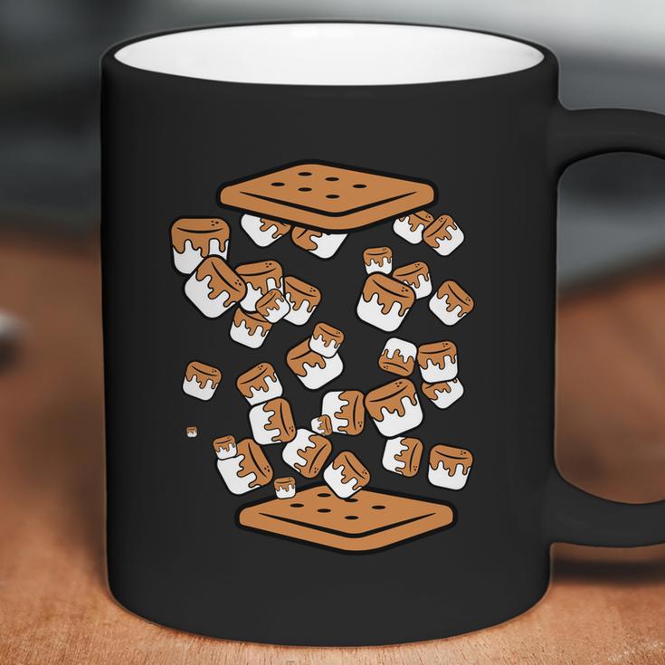 Funny Camping Marshmallows And Crackers Smores Campfire Gift Coffee Mug