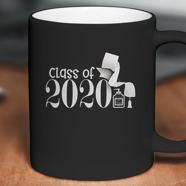 Funny Class Of 2020 Graduation With Toilet Paper And Hand Sanitizer Seniors 2020 Coffee Mug