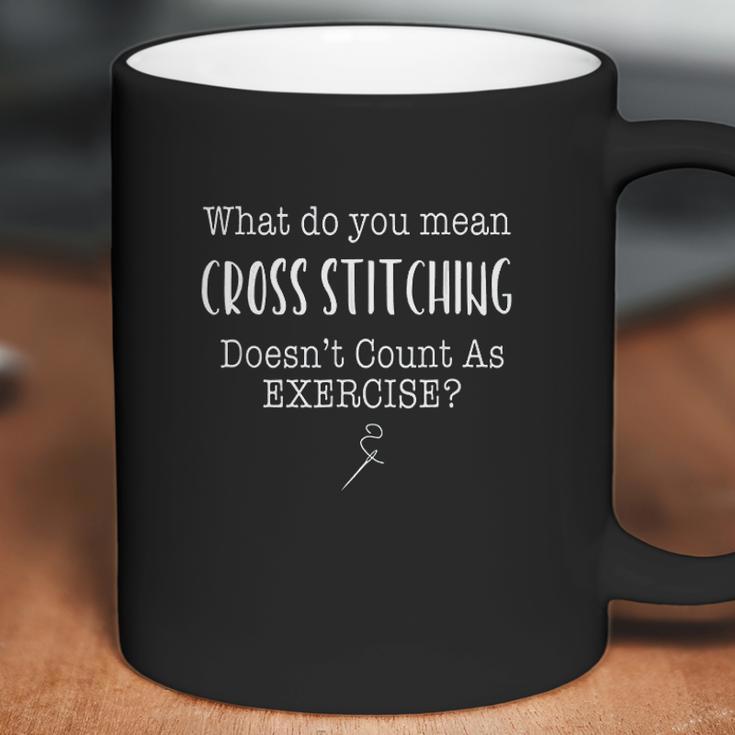 Funny Cross Stitch Coffee Mug