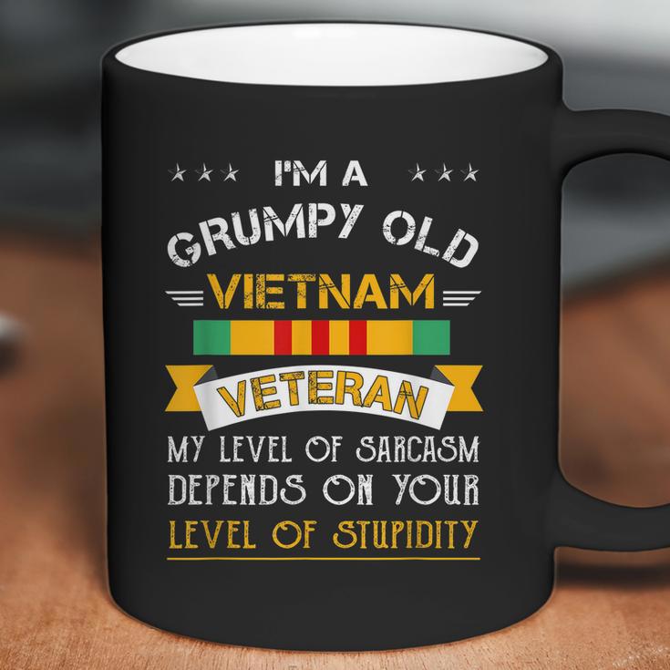 Funny Gift For Grumpy Old Vietnam Veteran Graphic Design Printed Casual Daily Basic Coffee Mug