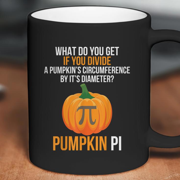 Funny Halloween Costume Math Teacher Pumpkin Pi Men Adult Coffee Mug