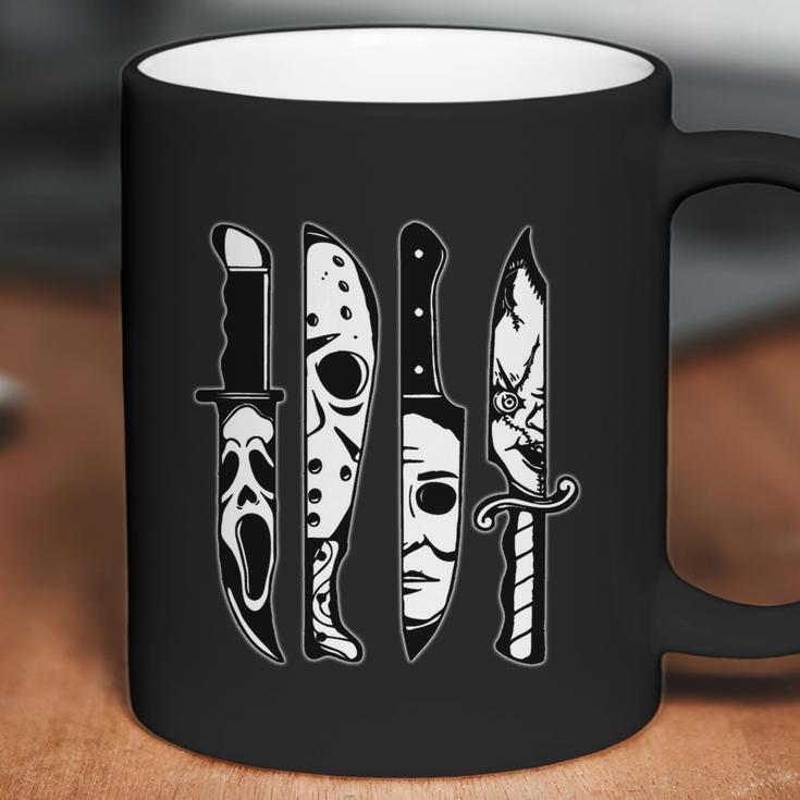 Funny Halloween Knives Machete Horror Movies Halloween Coffee Mug