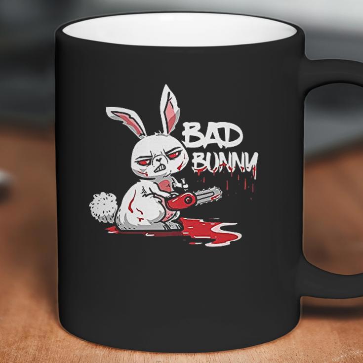 Funny Horror Rabbit Halloween Gift Evil Bad Bunny Coffee Mug