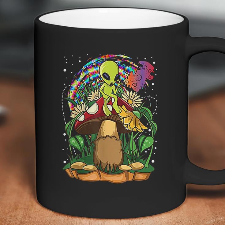 Funny Magic Mushroom Alien Trippy Shroom Lsd Gift Acid Trip Coffee Mug