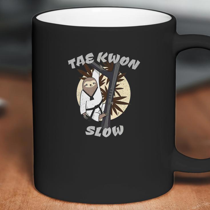 Funny Martial Art Sloth Tae Kwon Slow Coffee Mug