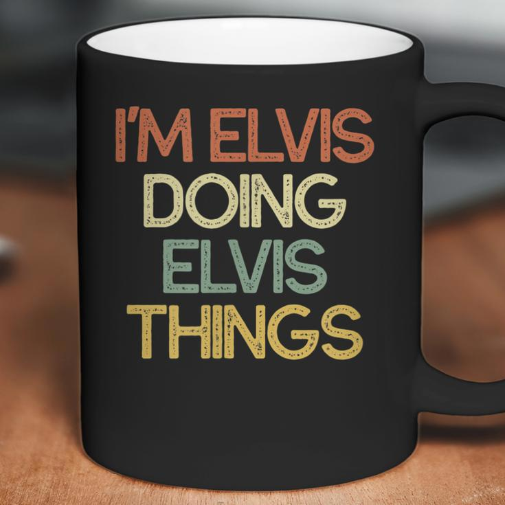 Funny Personalized Gift For Elvis Name Coffee Mug