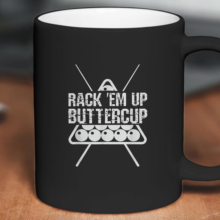 Funny Pool Billards Rack Em Up Buttercup Coffee Mug