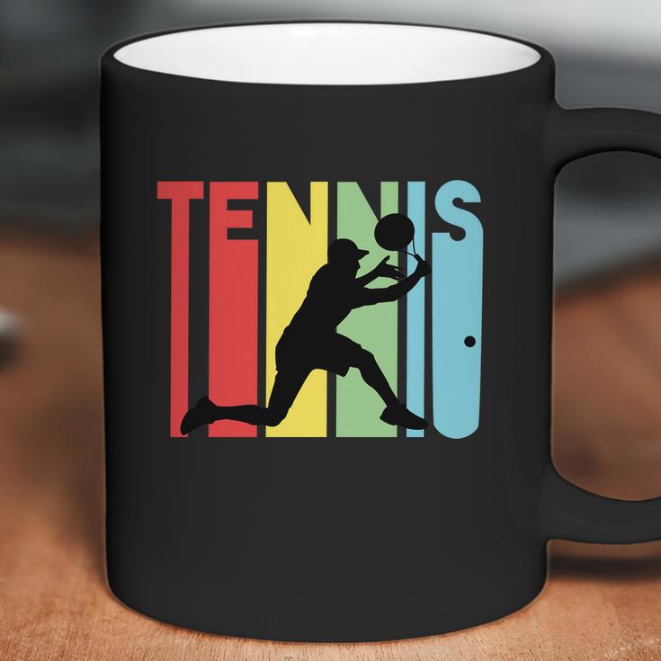 Funny Retro Tennis Logo Coffee Mug