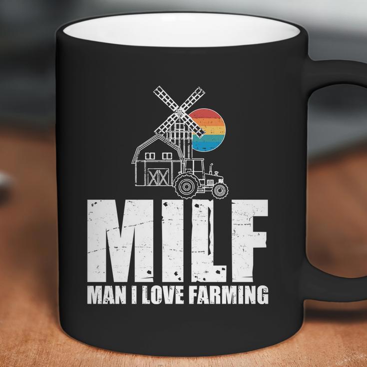 Funny Vintage Milf Man I Love Farming Coffee Mug