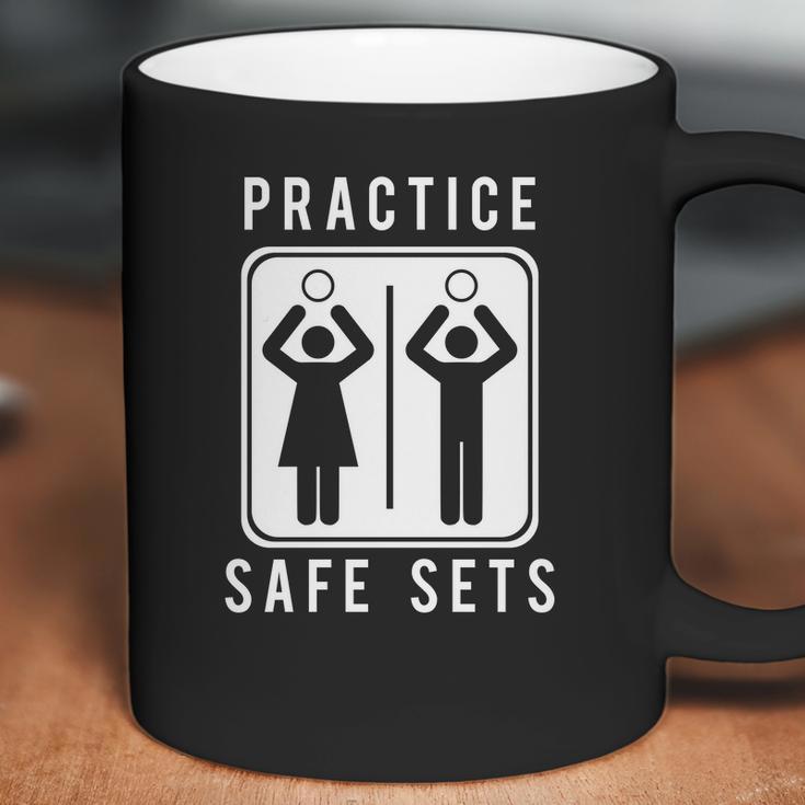 Funny Vollyball Pun Team Practice Safe Sets Tee Coffee Mug