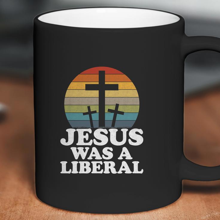 Funny Woke Christian Democrat Jesus Was A Liberal Coffee Mug