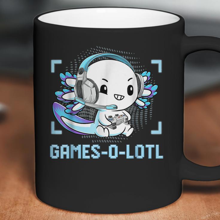 Gamesolotl Axolotl Video Gamer Kawaii Pastel Goth Anime Boys V3 Men Women T-Shirt Graphic Print Casual Unisex Tee Coffee Mug