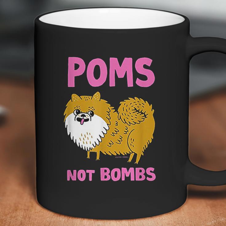 Gemma Correll Poms Not Bombs Coffee Mug