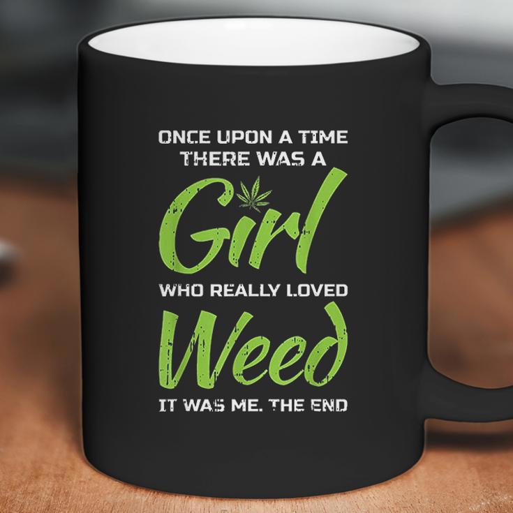 Girl Who Loves Weed Sarcastic Coffee Mug