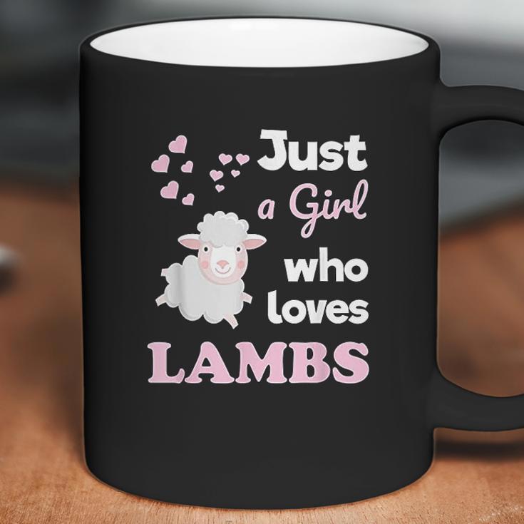 Girls Lamb Gift For Lamb Lover Just A Girl Who Loves Lambs Coffee Mug