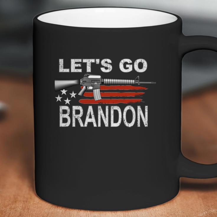 Lets Go Brandon Ar15 Stars And Stripes Coffee Mug