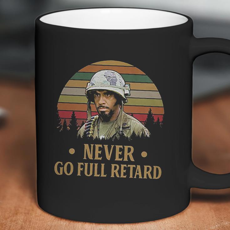 Never Go Full Retard Vintage Retro Coffee Mug