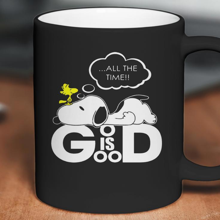 God Is Good Snoopy Coffee Mug