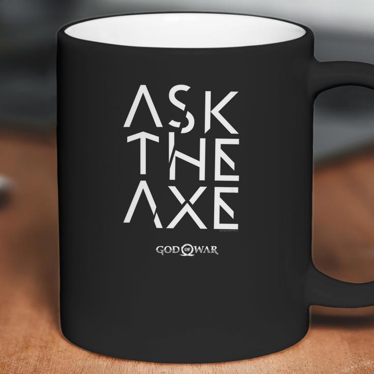 God Of War Ask The Axe Coffee Mug