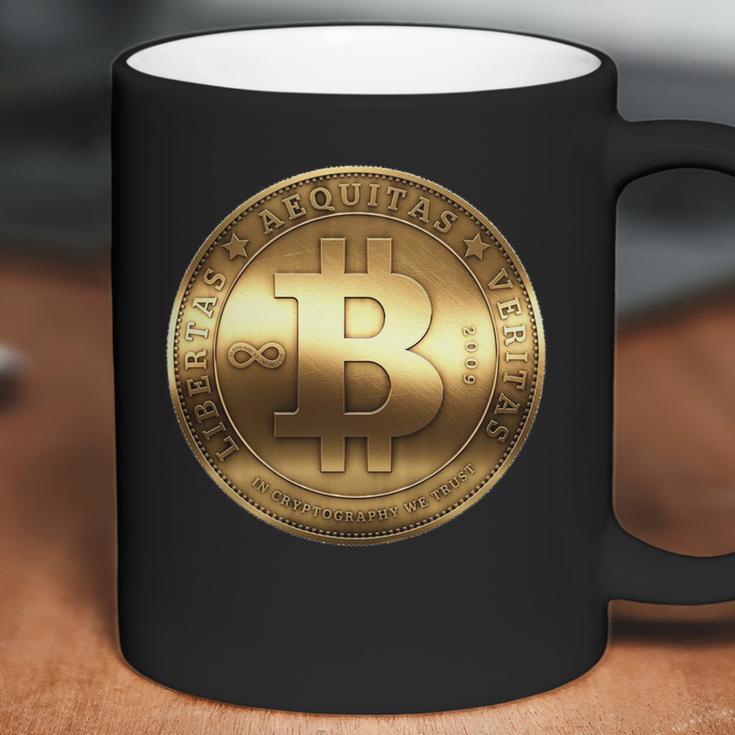 Gold Bitcoin Crypto Currency Coffee Mug