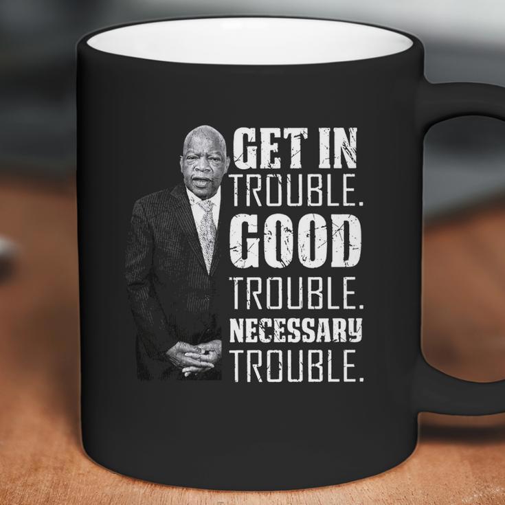 Get In Good Trouble John Lewis Saying Coffee Mug