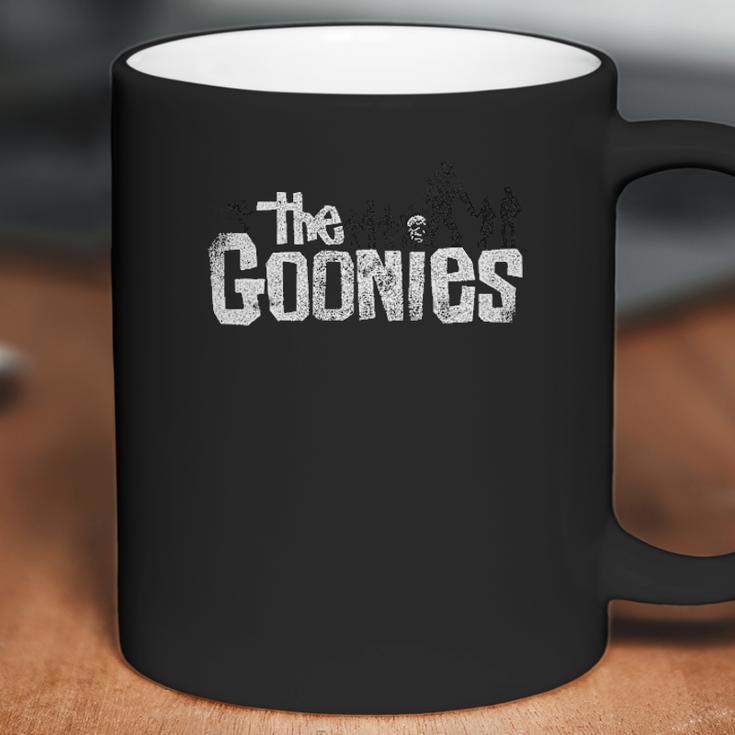 The Goonies Movie Logo Silhouettes Mens Coffee Mug