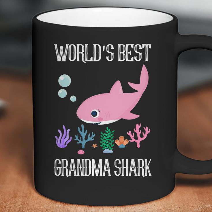 Grandma Gift Worlds Best Grandma Shark Coffee Mug