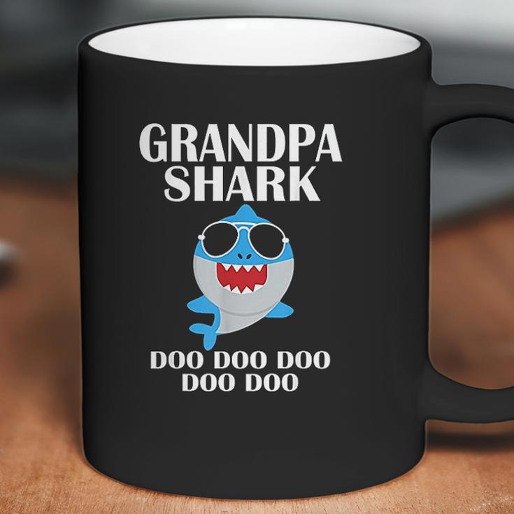 Grandpa Shark Doo Doo Fathers Day Grandpa Christmas Coffee Mug