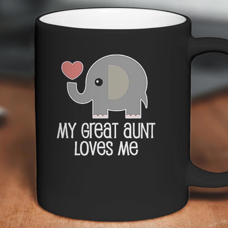 Great Aunt Loves Me Elephant Infant Creeper Coffee Mug