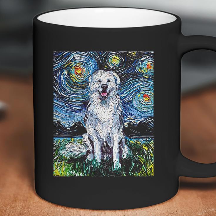 Great Pyrenees Full Version Starry Night Dog Art Coffee Mug