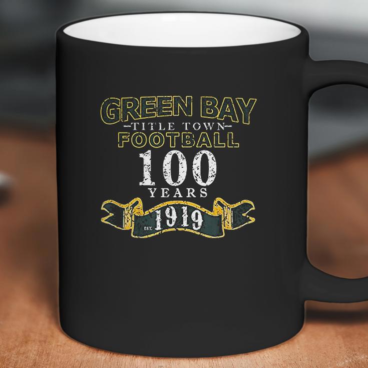 Green Bay 100 Year Anniversary Vintage Football Coffee Mug