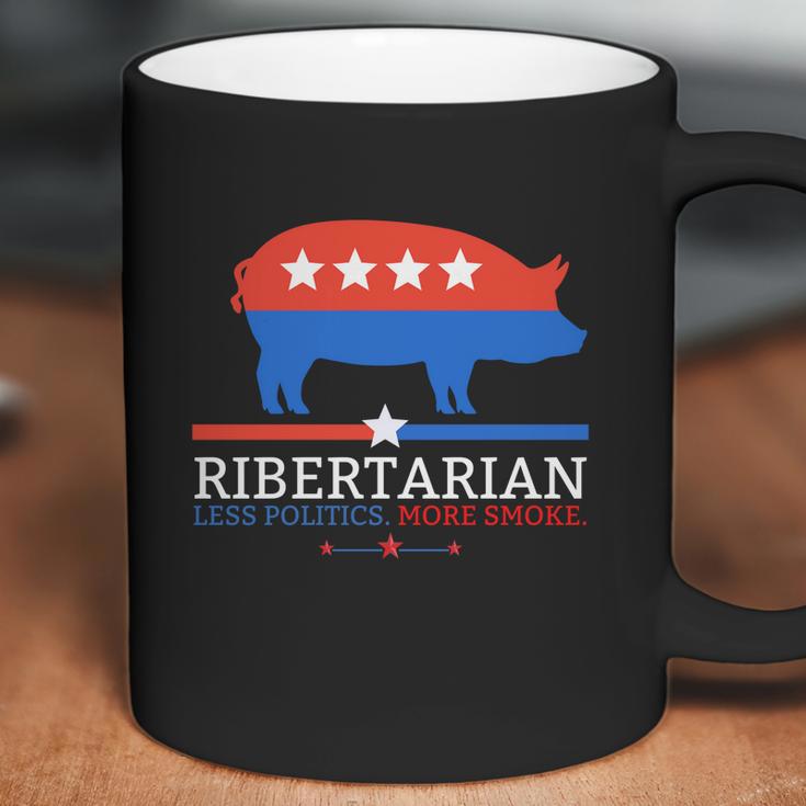 Grilling Dad Bbq Ribertarian Funny Politics Fathers Day Cute Gift Coffee Mug