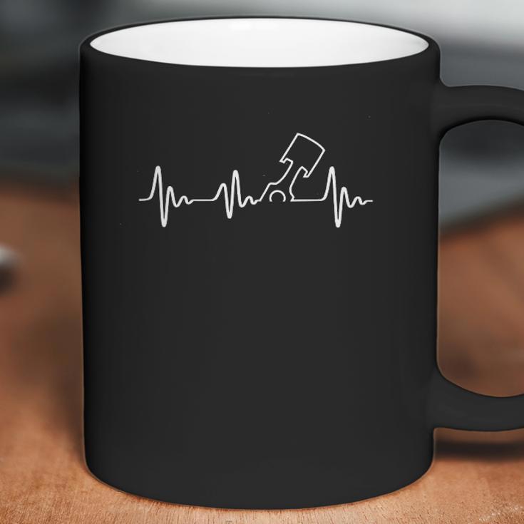 Guerrilla Piston Heartbeat Funny Garage Coffee Mug